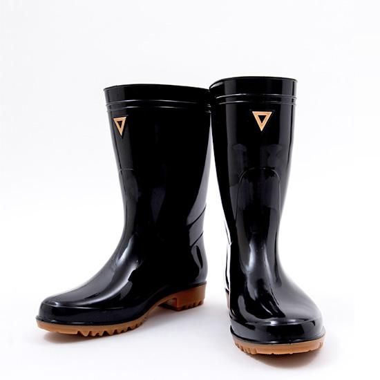 ウロコ塩ビ半長（塩ビブラック）｜ウロコ印のゴム長靴専門店「伊藤