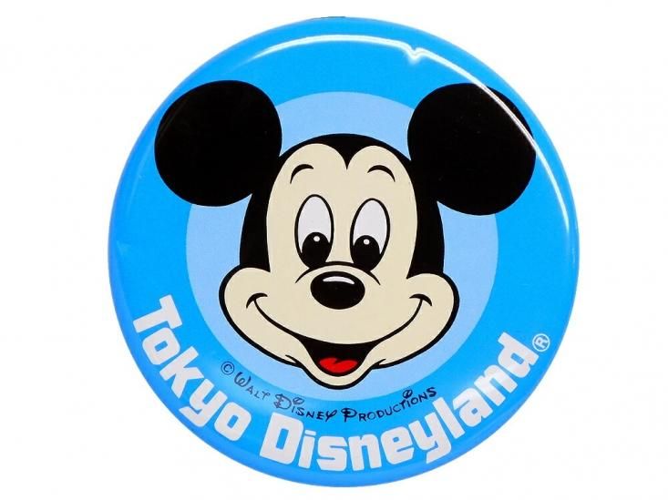 東京ディズニーランド ミッキー フェイス ブルー ベーシック 1983年 缶