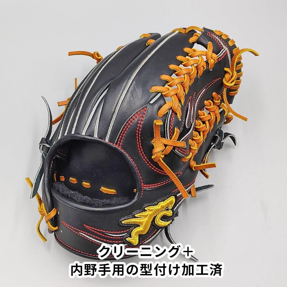 クリーニング済み (高校野球対応)】 RYU 硬式グローブ / 内野手用
