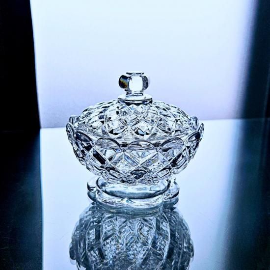 輝くオールドバカラ ディアマンカレの可愛いボンボニエール【1900年頃