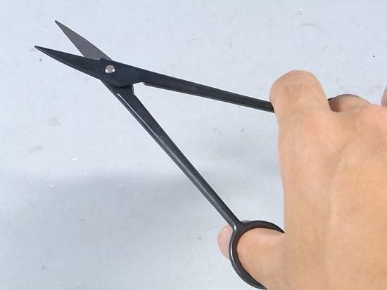 盆栽道具 五葉芽摘み鋏 （兼進作） 全長150mm No.32 - 盆栽、園芸道具