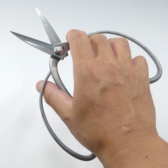 盆栽鋏 幅広型 （兼進作） ～ステンレス鋼～ 全長185mm No.831A - 盆栽