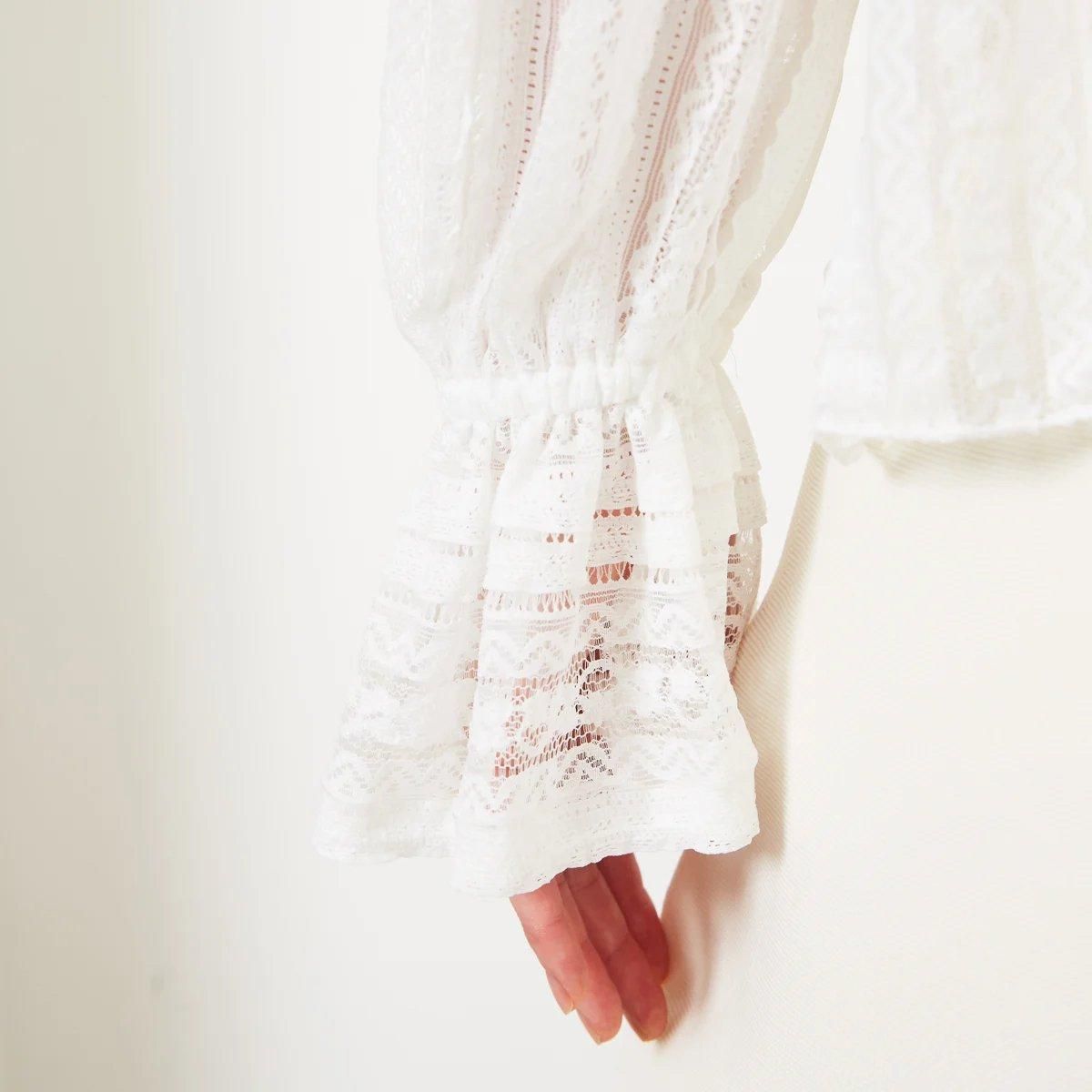 VENIT ヴェニット STRETCH LACE レースブラウス