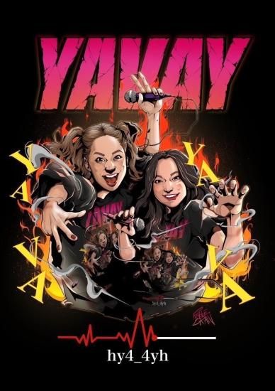 YAVAYだろTシャツ(black ver) - YAVAY SHOP