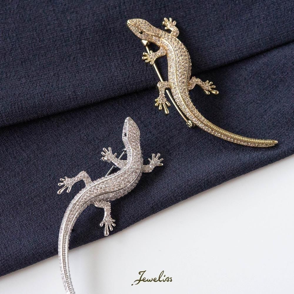 Jeweliss ブローチ サラマンダー トカゲ イモリ ヤモリ ジュエリス