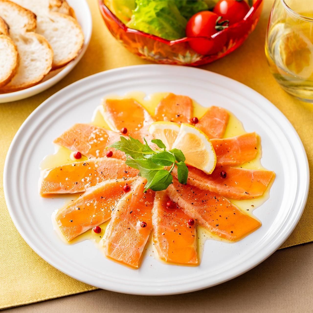 岩手大槌サーモン／サーモンの冷燻（ブロック）2個セット - 大槌孫八郎商店