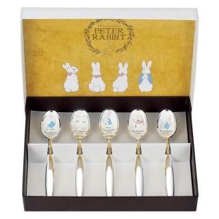ピーターラビット】＜皿中七宝＞スプーン(銀仕上)5本セット