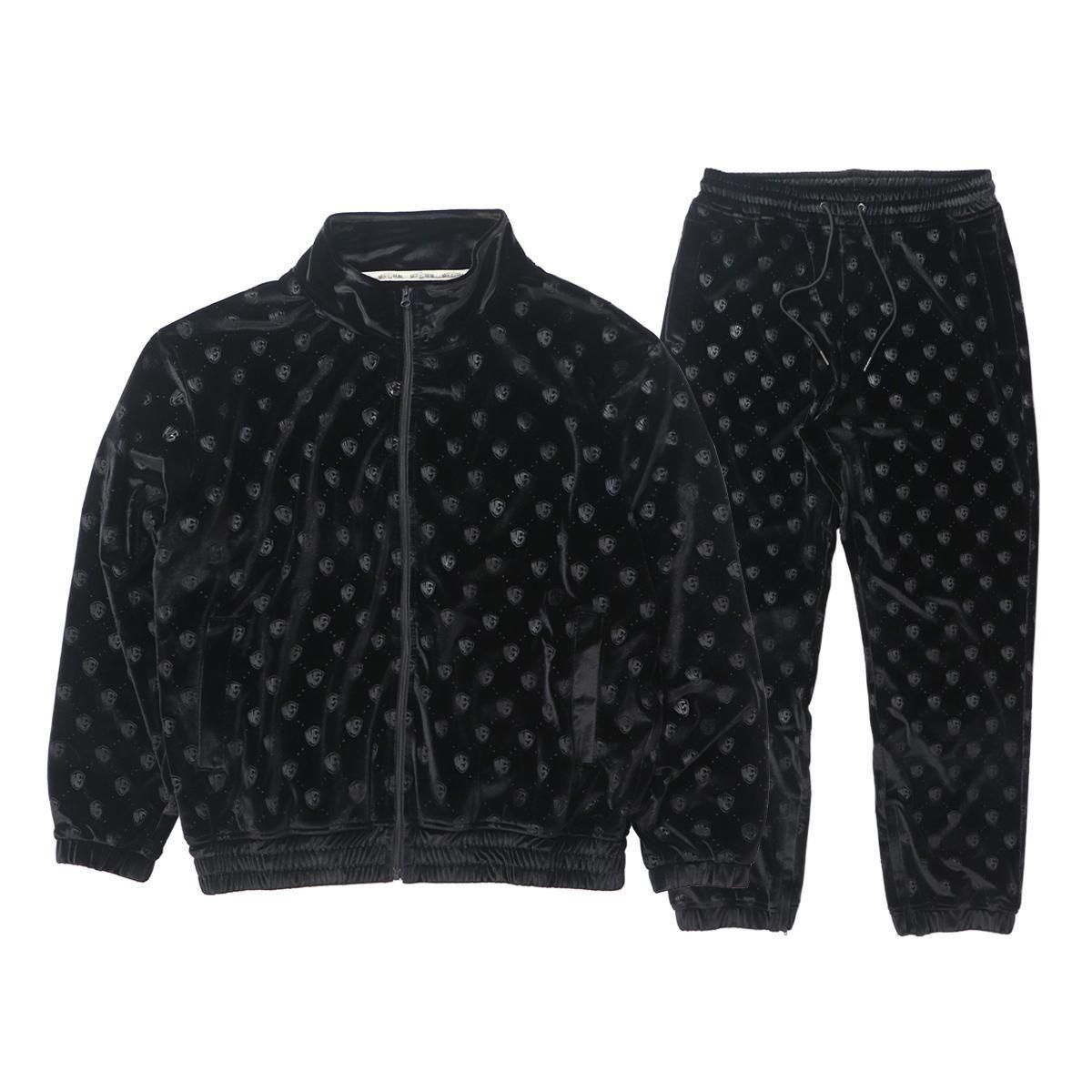 WS Logo Velour Setup Black (L～2XLサイズ) - westwear
