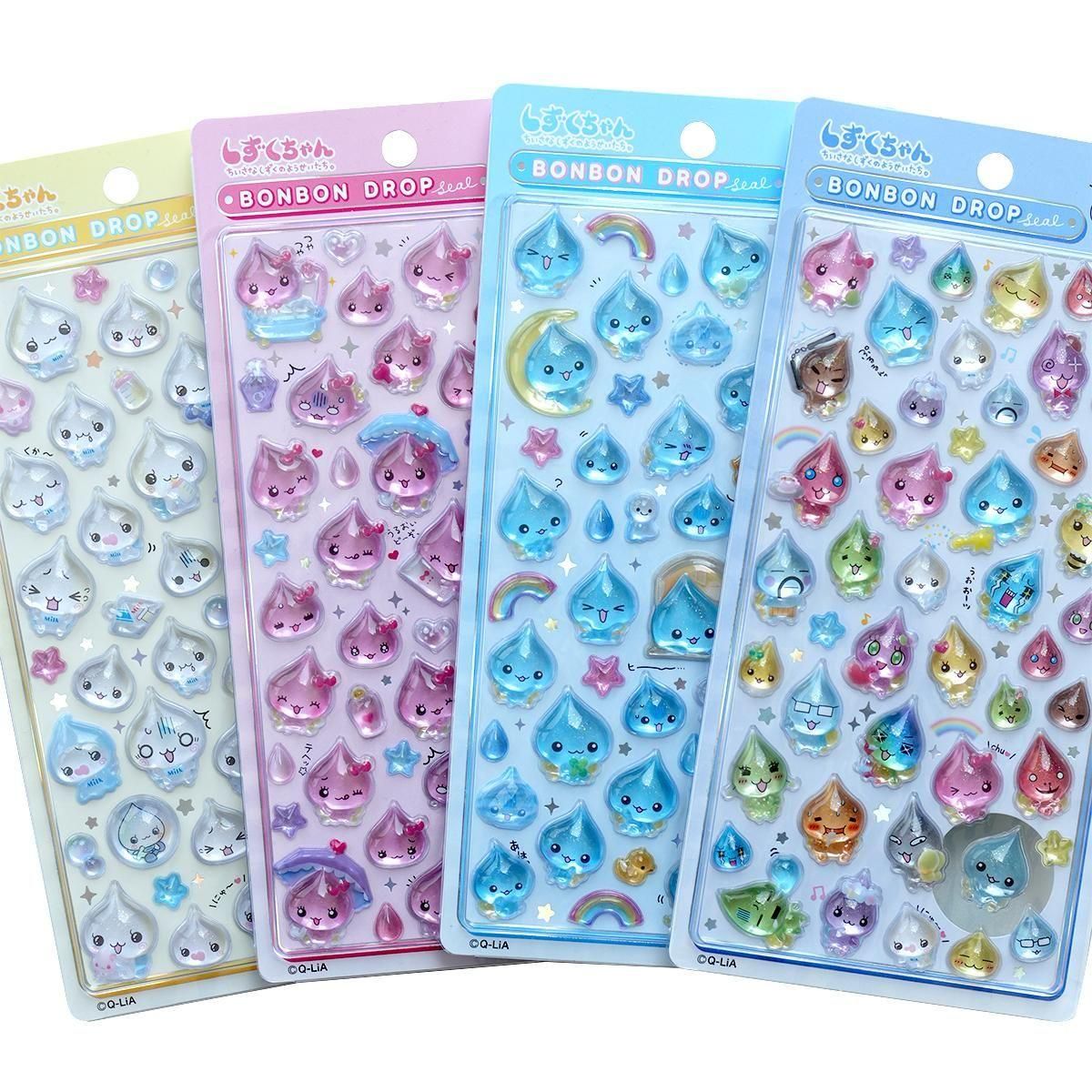 ネコポス対応】ボンボンドロップシール みるみるちゃん - しずくちゃん