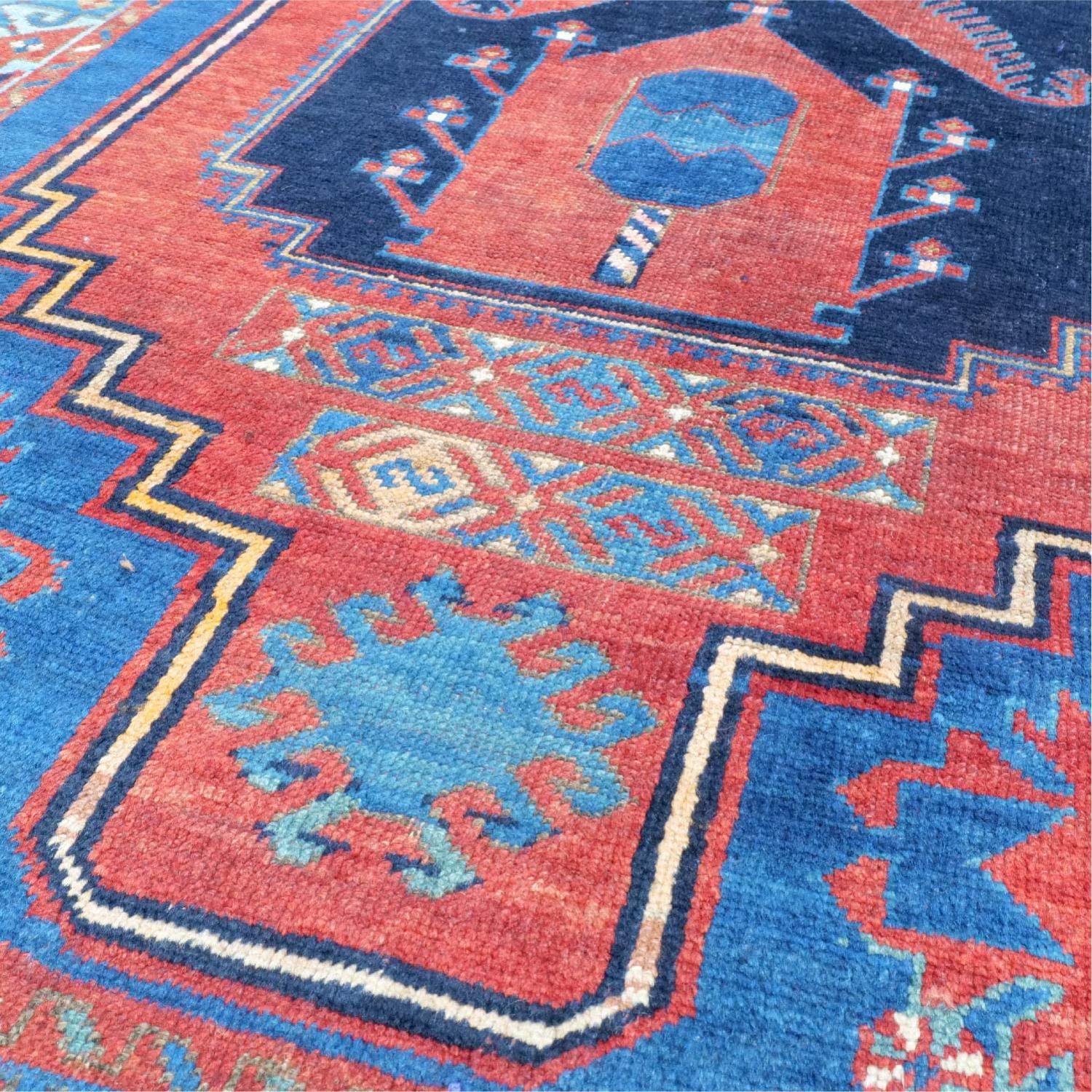 ロシア 1960年代 2440×1480|手織り - ヴィンテージラグ・トライバル