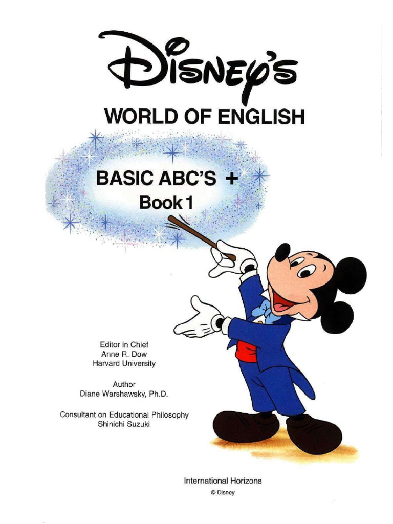 Disney's World of English Basic ABC's + Book 1 | PDF