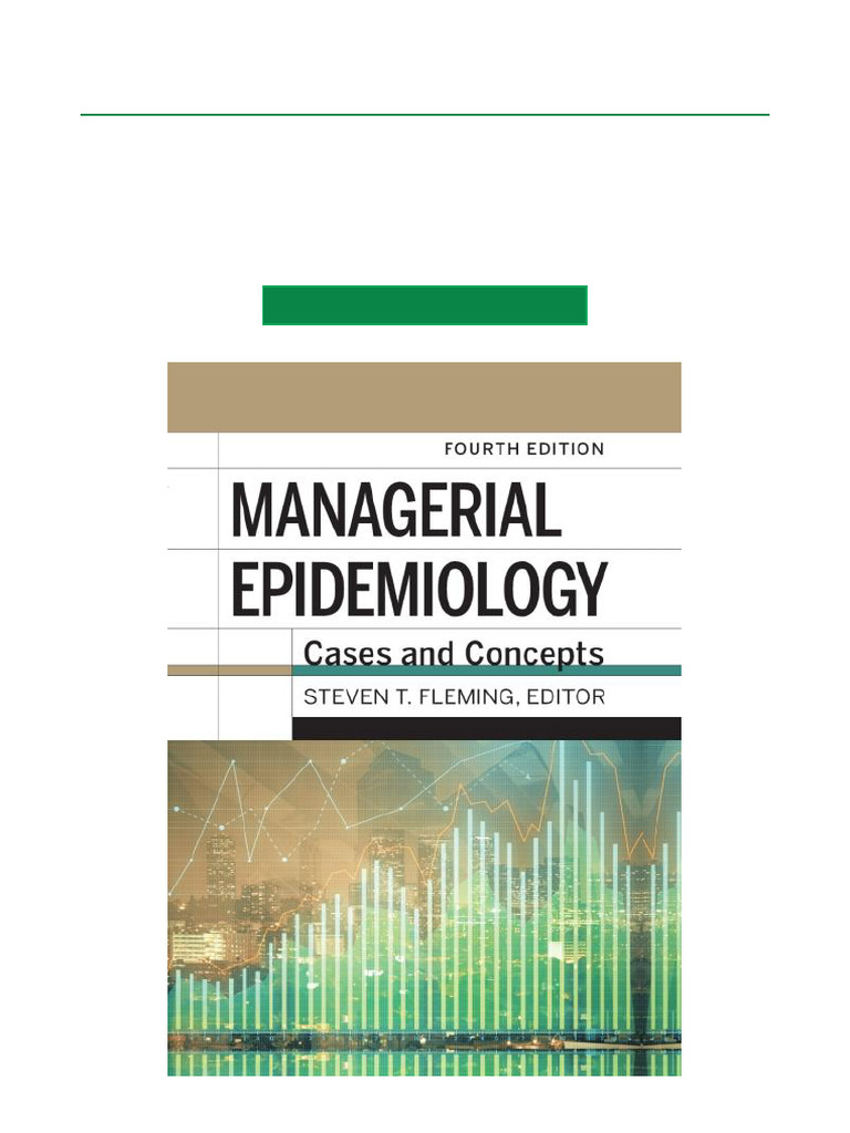Managerial Epidemiology: Cases & Concepts | PDF | Cohort Study