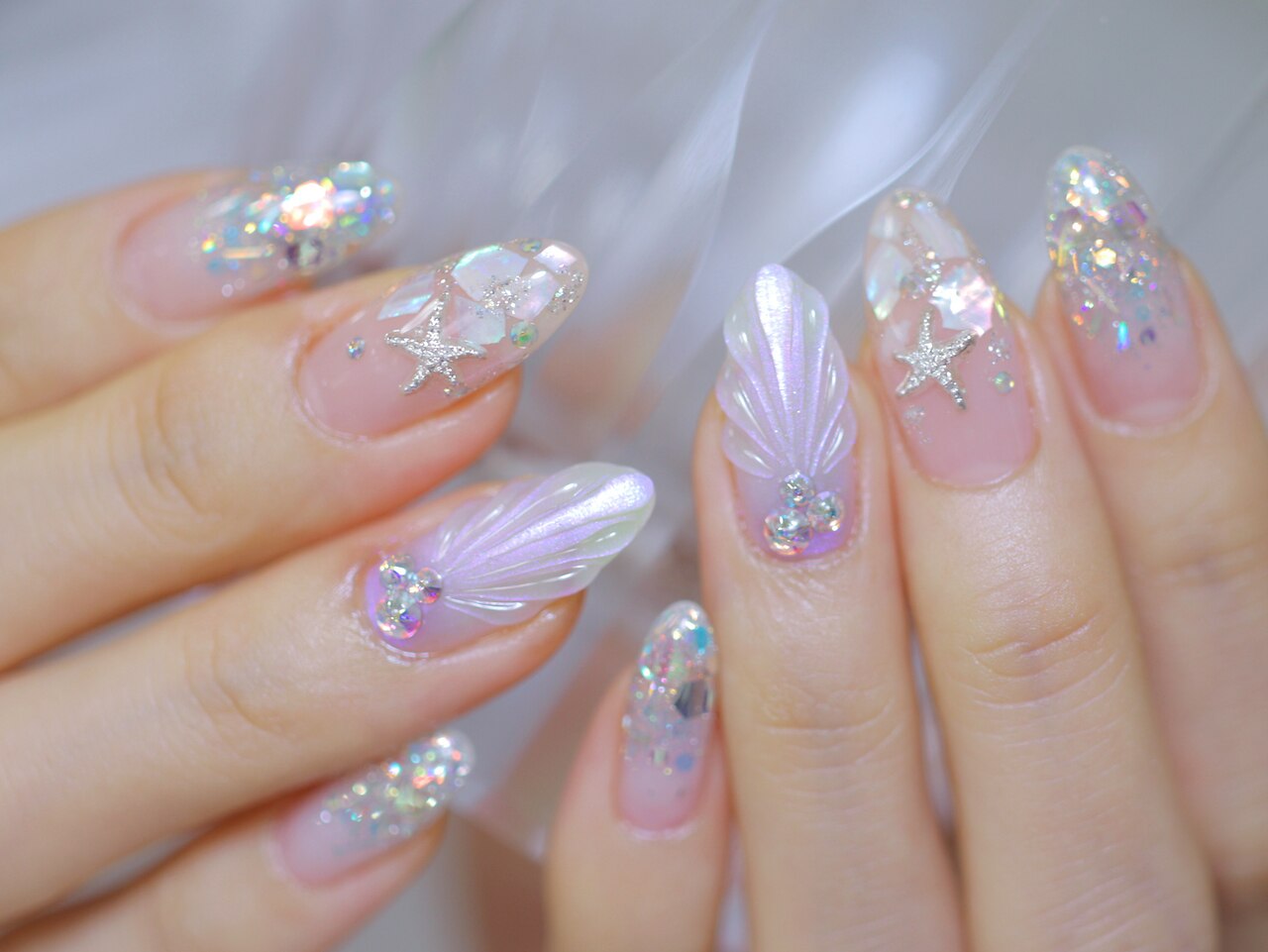 2026年冬トレンド】人魚のネイルデザイン集｜人気順｜ホットペッパー