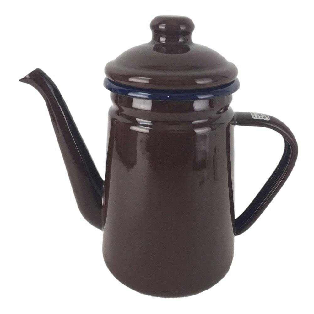 ホーローコーヒーポット 1.1L ブラウン HA4967 | コーヒー・ティー用品