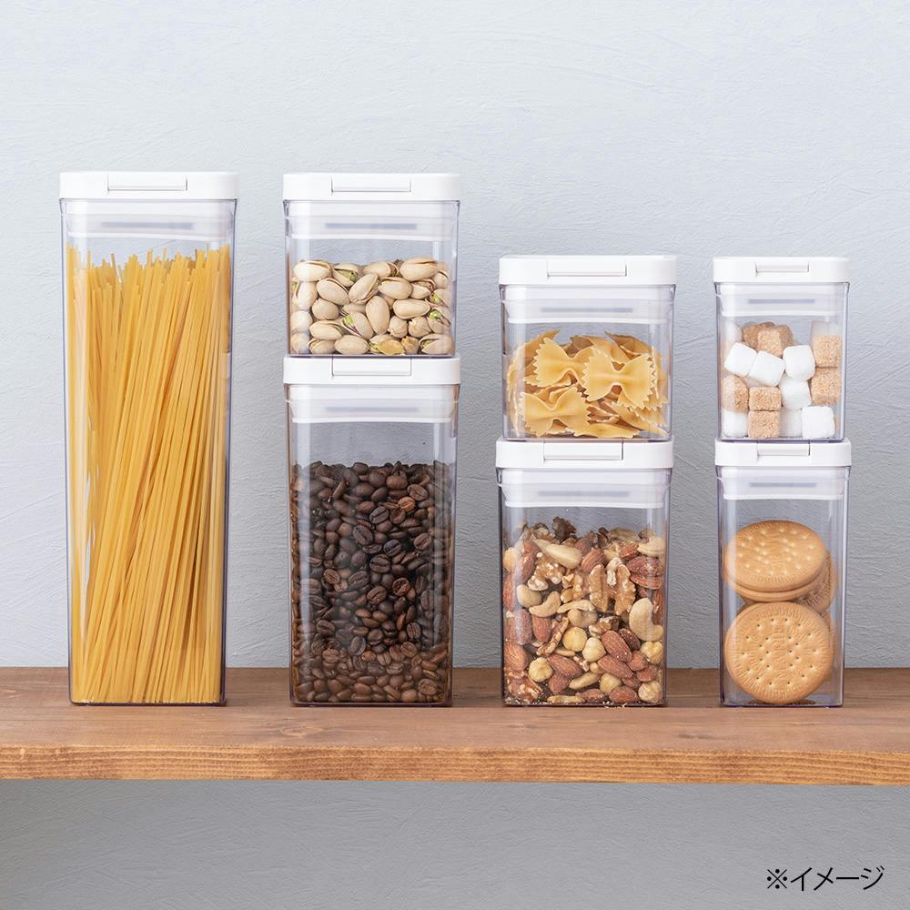 片手で開け閉めができる保存容器スリム L | 保存容器 通販