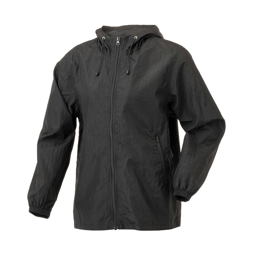 婦人ナイロンジャケット LL ブラック | 作業着・作業服・安全靴 通販