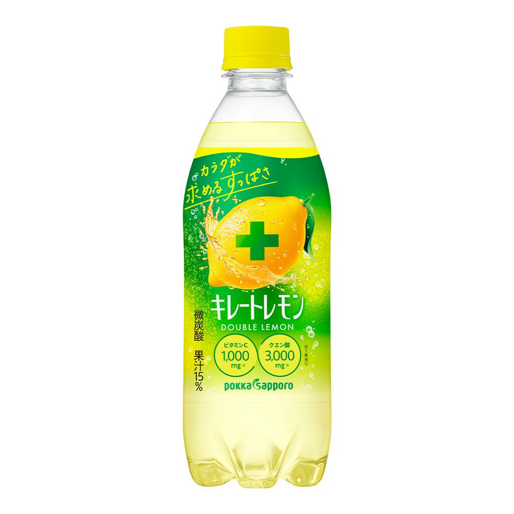 ケース販売】ポッカサッポロ キレートレモン ダブルレモン 500ml×24本