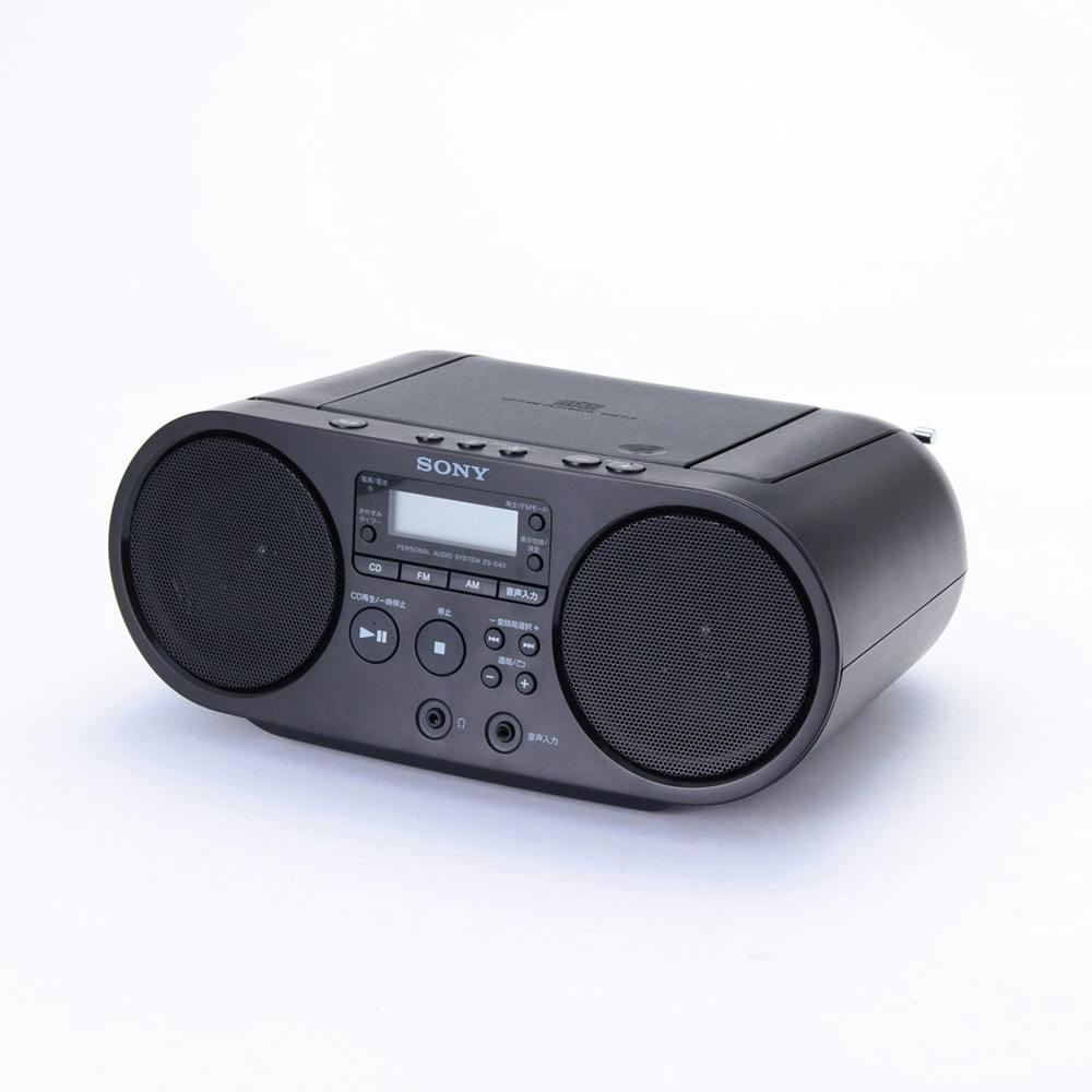 ソニー CDラジオ ZS-S40 ブラック | テレビ・AV機器 通販