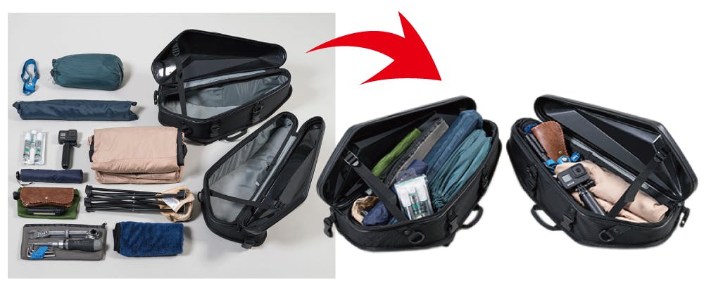 TANAX タナックス カービングシェルケースSS (ブラック) MFK-313