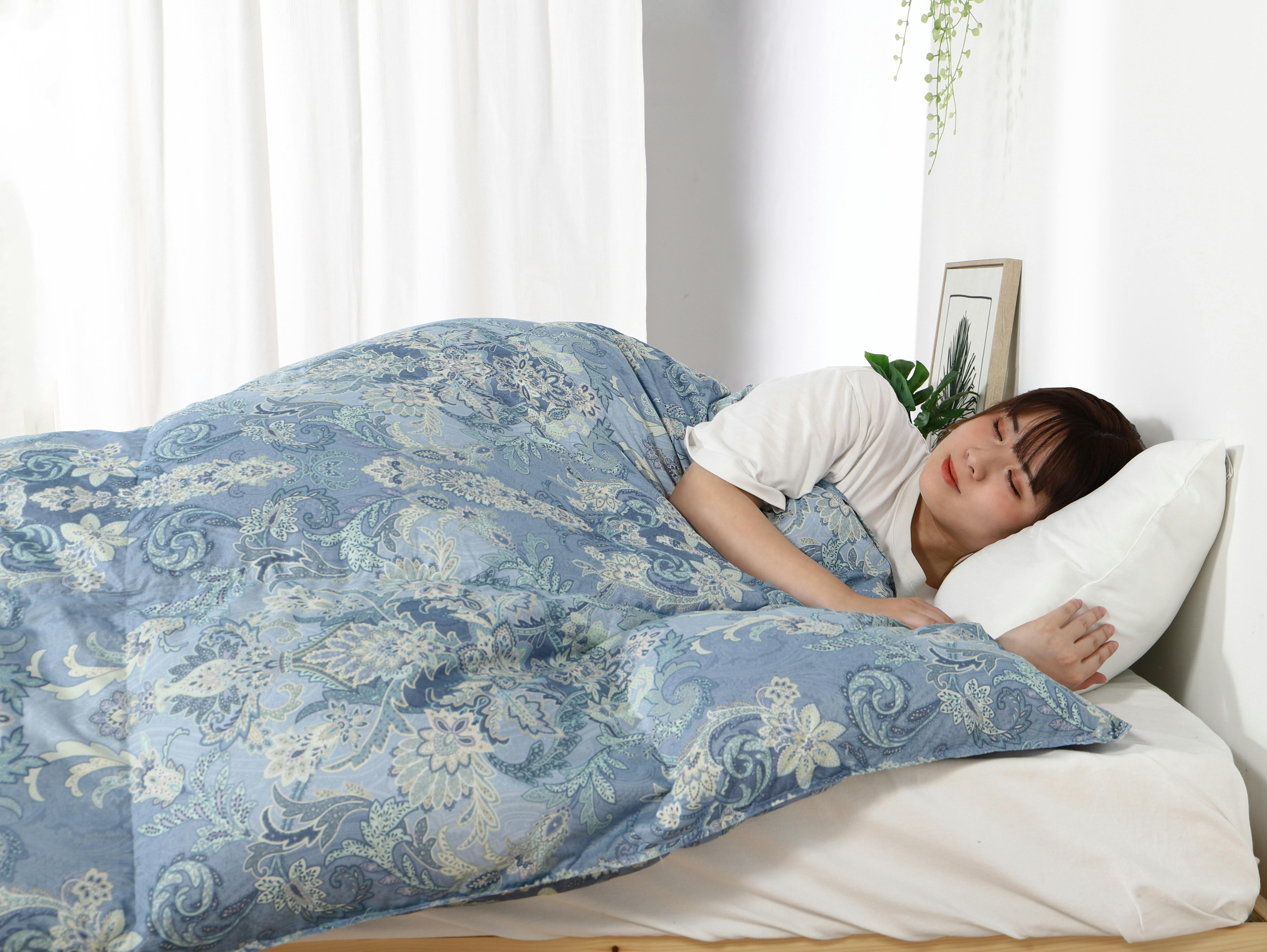 日本製 羽毛布団 丸八真綿 防ダニ加工 シングル ミライクルダウン使用