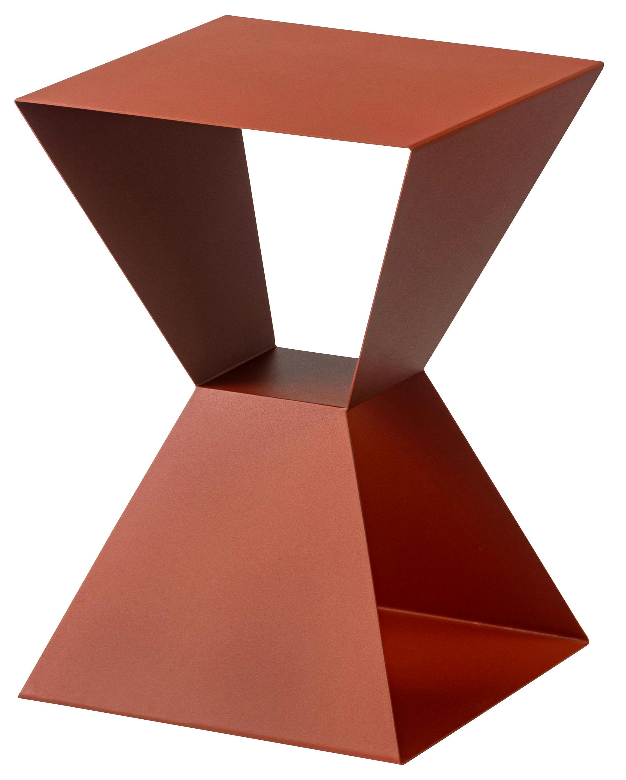 Room Essence サイドテーブル W35×D35×H50.5 オレンジ 完成品 テーブル