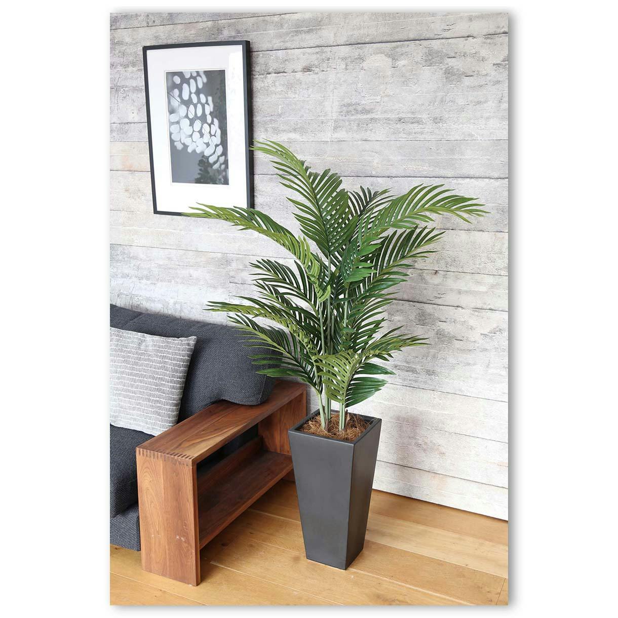 GREEN COFFRET アレカヤシ120cm 人工観葉植物 フェイクグリーン