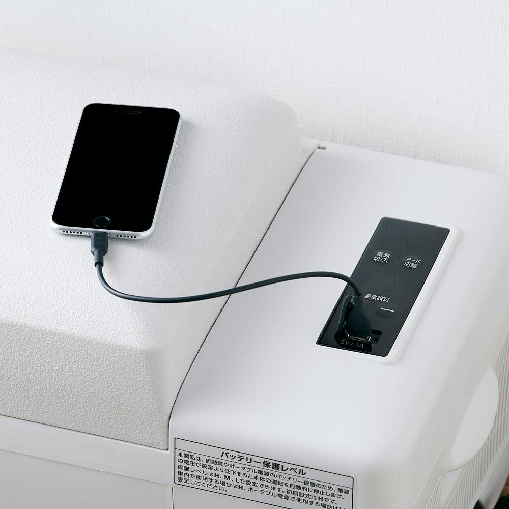 アイリスオーヤマ ポータブル冷蔵冷凍庫20L IPD-2B-W ホワイト 冷蔵庫
