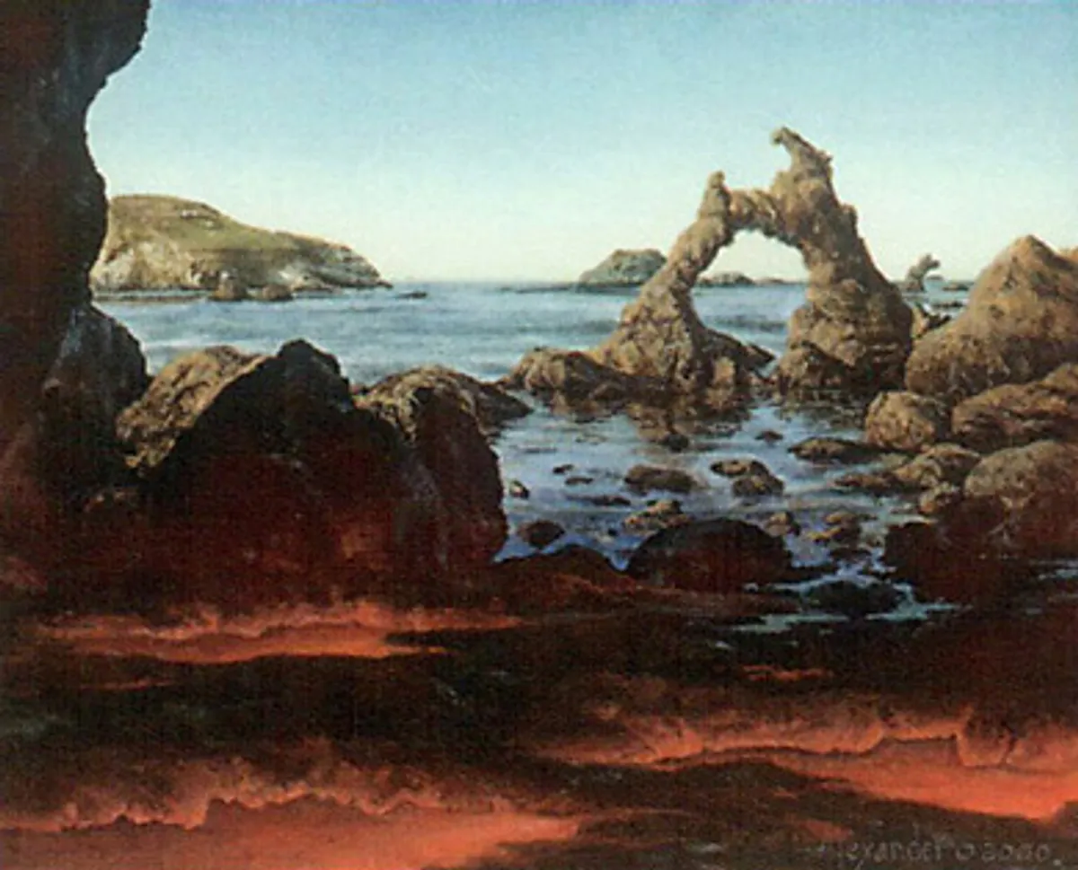 シヴの浅瀬/Shivan 英語foil Reef MTG APC