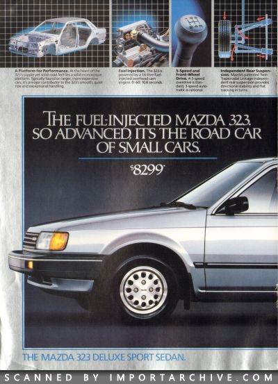 1986 Mazda 323 Brochure (Magazine Promo: Car & Driver) - ImportArchive