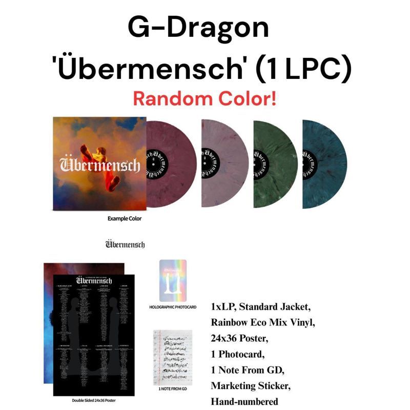 G-Dragon · Übermensch (LP + Merch) [Rainbow Eco Mix edition] (2025)