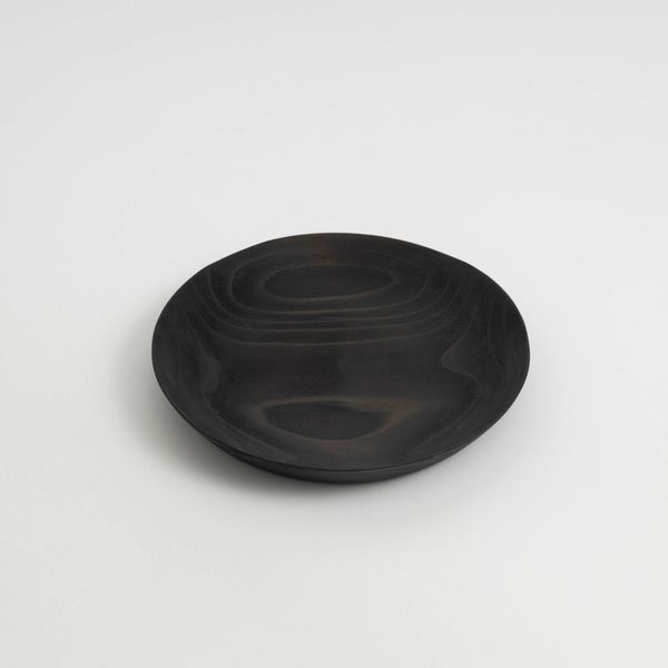 佐藤木材容器/KACOMI 六寸 黒 -秋田杉で作った驚くほど軽い、ガラス