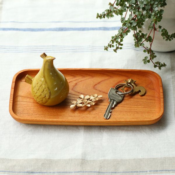 woodpecker/ケヤキのトレイ 小 -小物や調味料、ジャムなどの定位置に