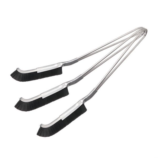 大津式お掃除ブラシJ 3本セット -角や隙間の汚れを落とせる、Jの字型