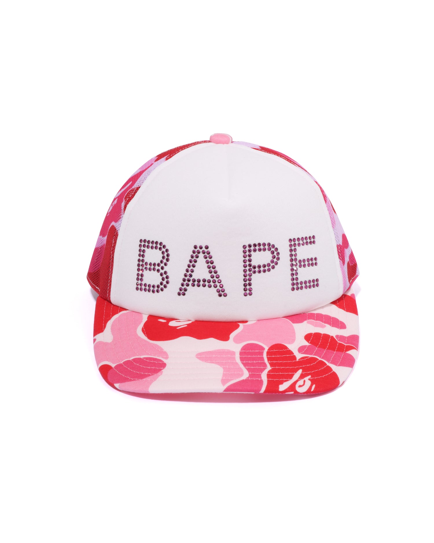 A BATHING APE® Abc Camo Crystal Stone Mesh Cap | Bape official