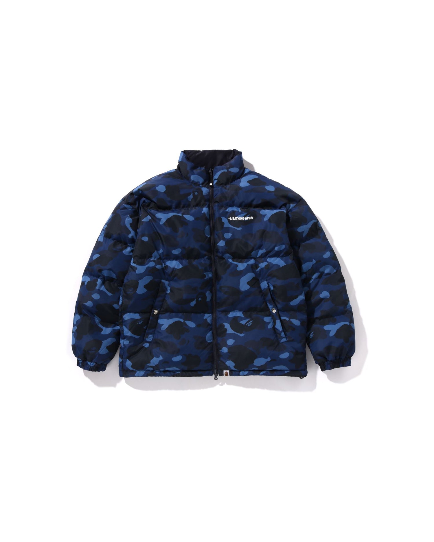 A BATHING APE® Color Camo Reversible Down Jacket | Bape official