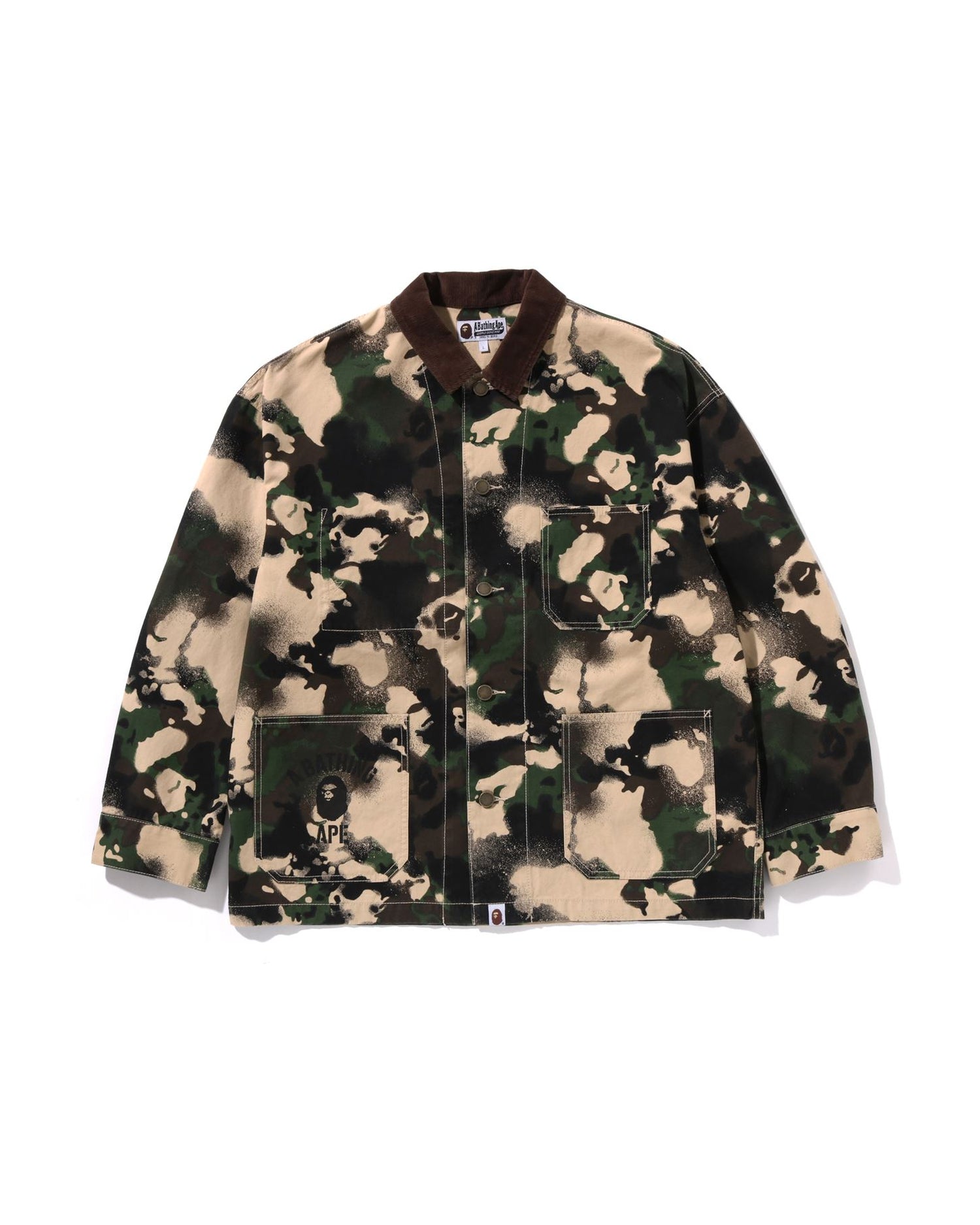 A BATHING APE® Map Camo Work Jacket | Bape official website – INT