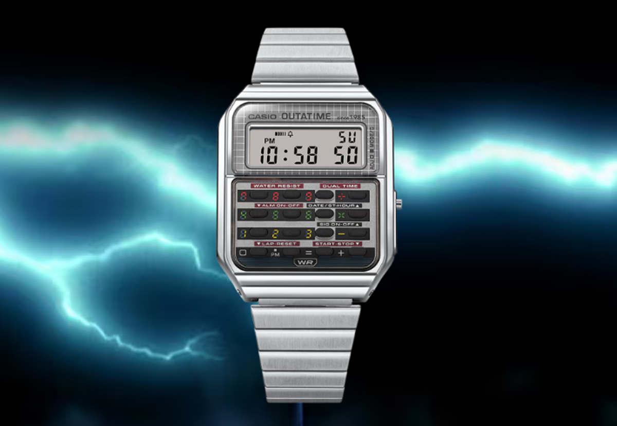 カシオが「バック・トゥ・ザ・フューチャー」劇中にて使用されていたCA