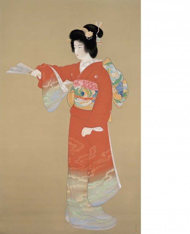 上村松園が描いた女性たち。美しいきものを見るだけでもキュン