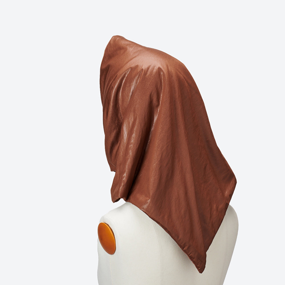 KIJIMA TAKAYUKI - LEATHER LIKE TAFFETA PADDED SCARF – IN MY BOOK STORE