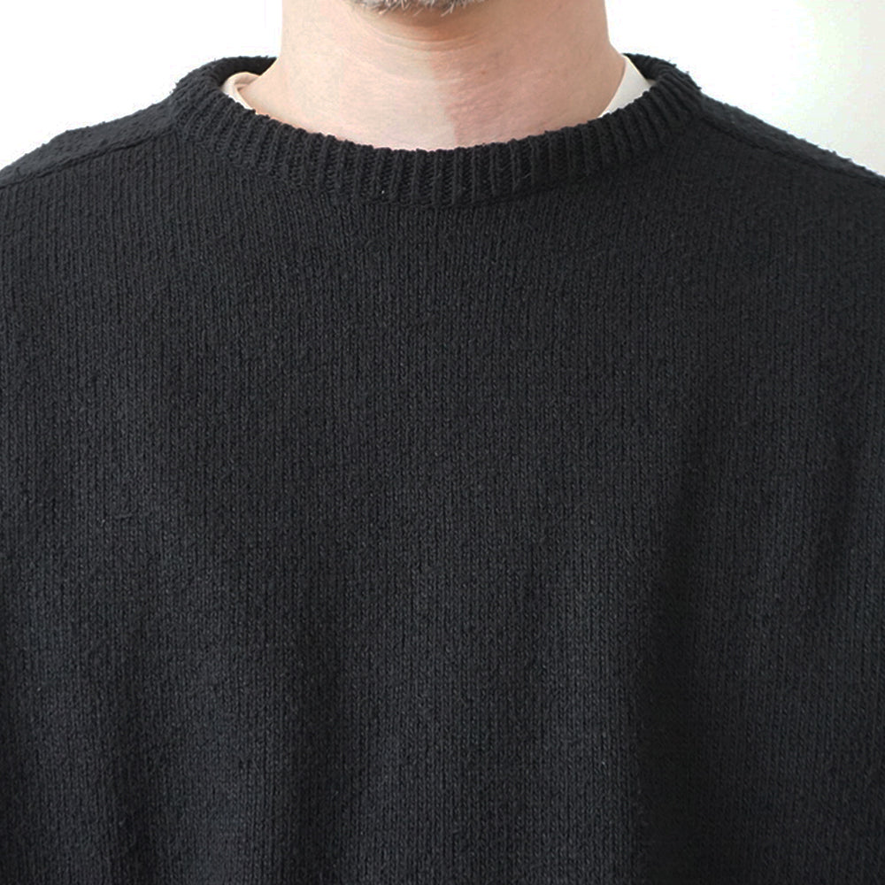 A.PRESSE - Washed Silk Nep Crew Neck Sweater – IN MY BOOK STORE