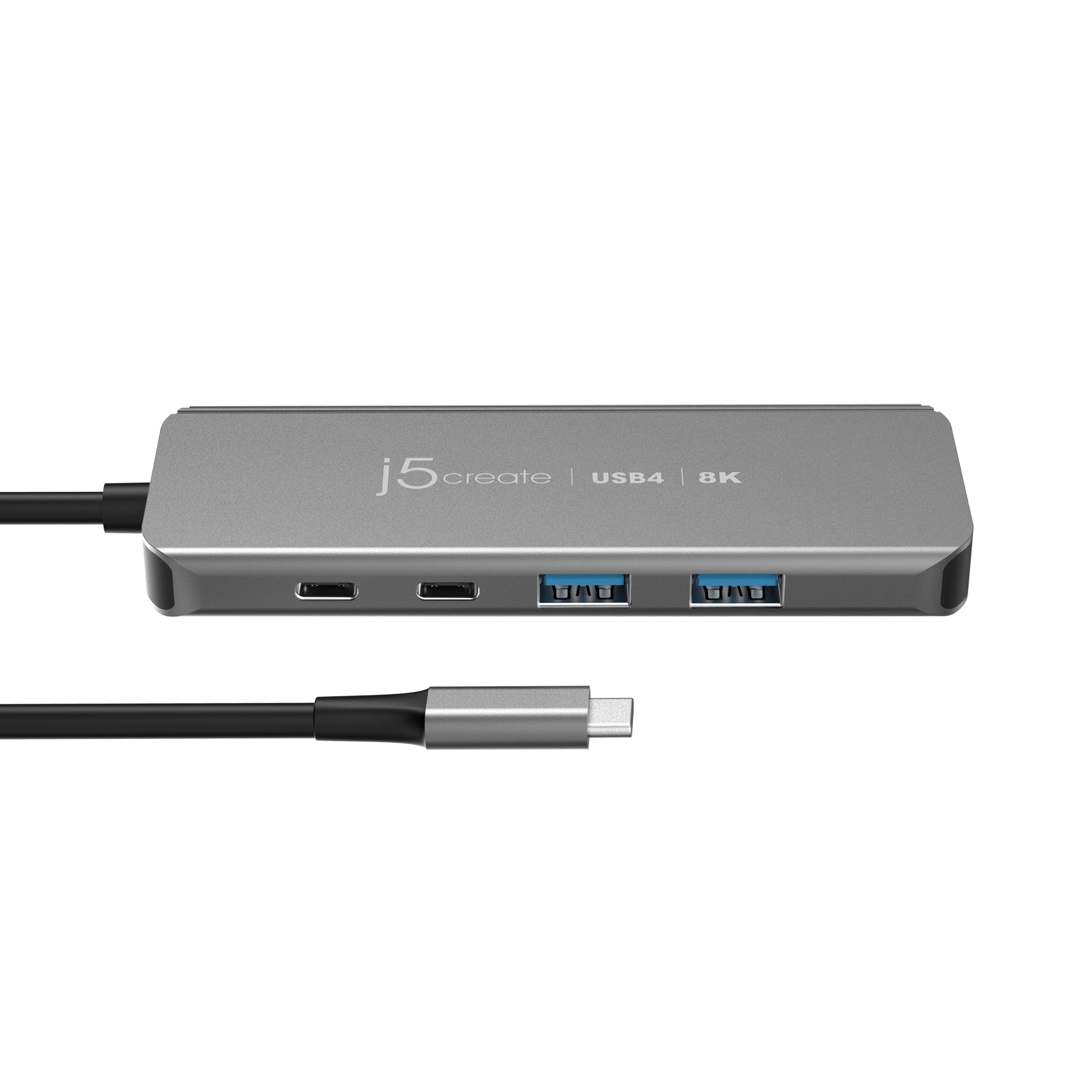 JCH453 USB4® 8K60 Slim Hub – j5create International
