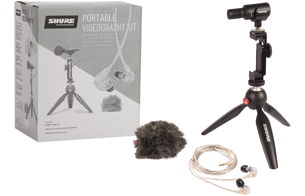 SHURE MV88+ ビデオキット | 録音・録画、編集、共有できる