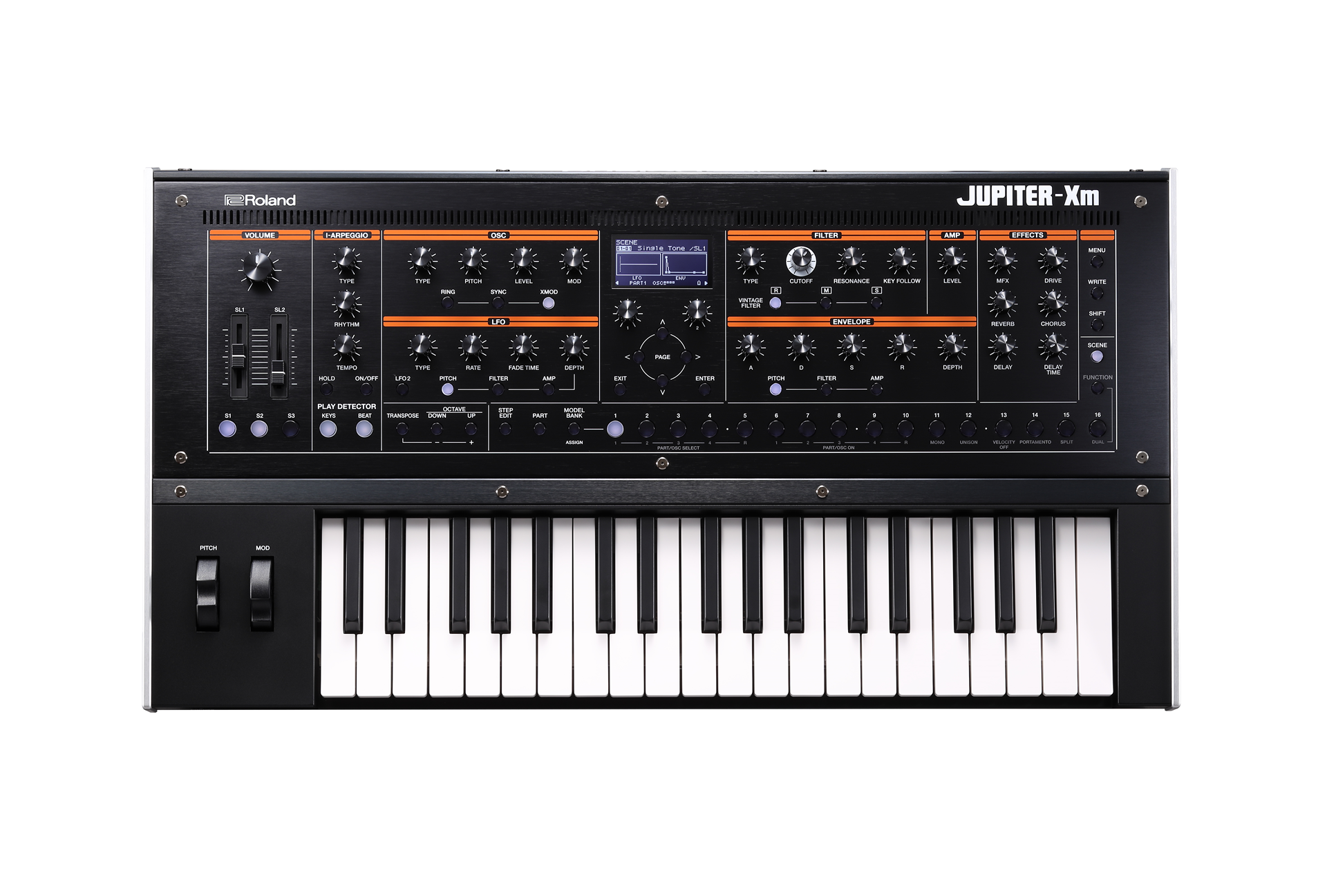Roland JUPITER-X / JUPITER-Xm | 歴代銘機のサウンドを1台に凝縮した