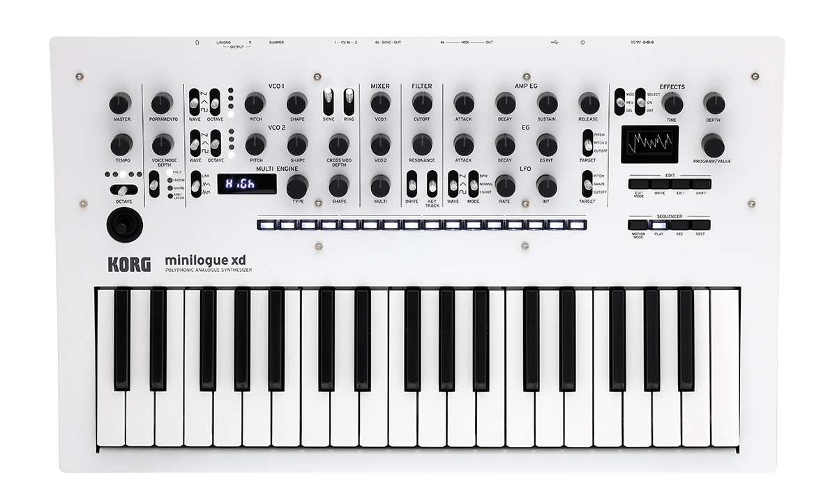 Korg minilogue-xd | 2アナログVCO + デジタル・マルチ・エンジン搭載