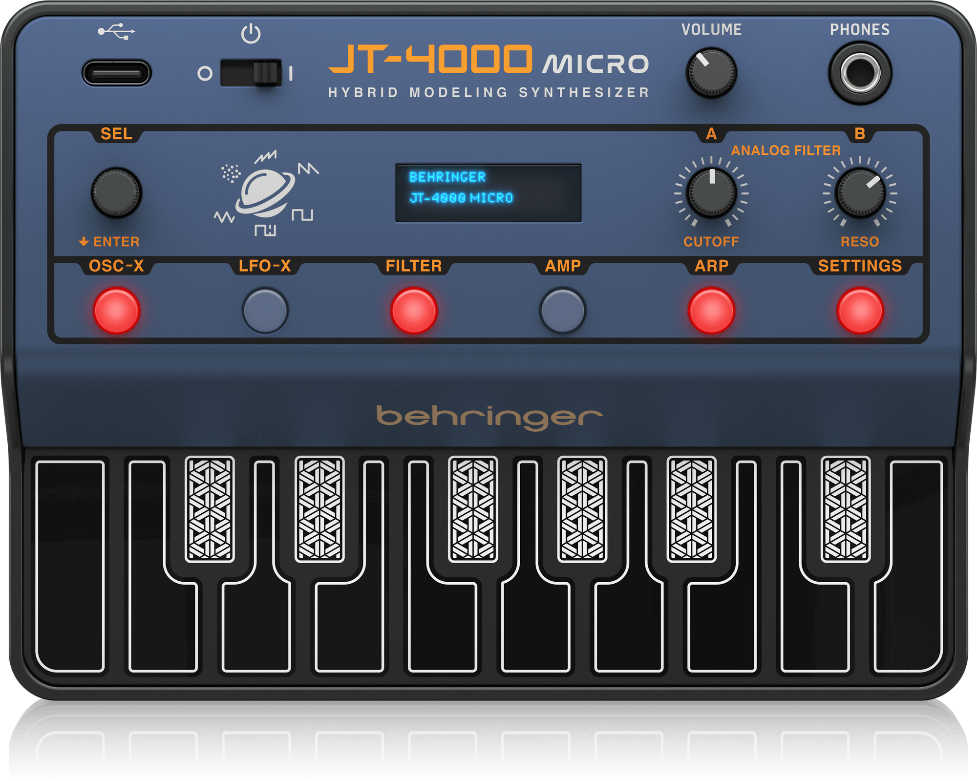 Behringer ” JT-4000 Micro ” | 超ポータブルな4ボイスハイブリッド
