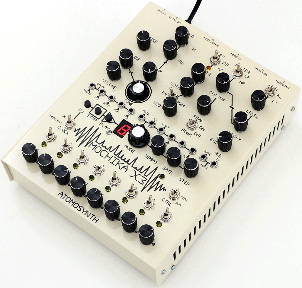 パッチセクション追加でモジュラーシンセとの接続が可能に AtomoSynth