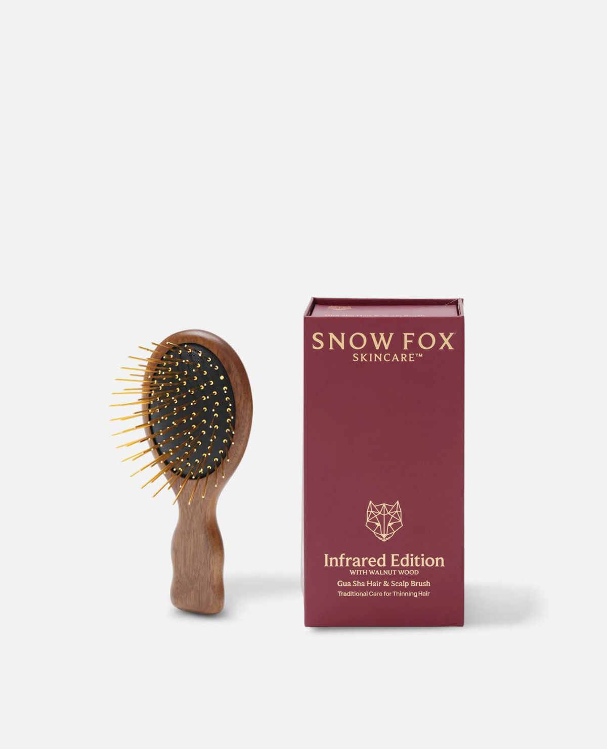 スノーフォックス プレミアム FOX カッサ 遠赤外線 ミニ ヘアブラシ