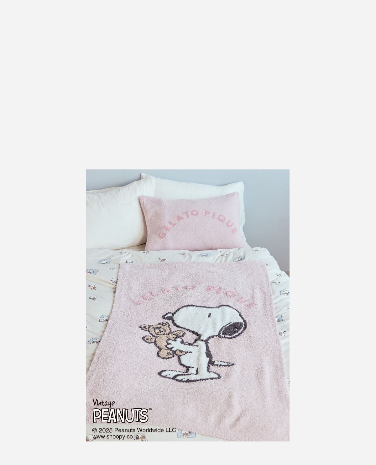スヌーピー ブランケット ピンク｜ジェラートピケ / gelato pique 2025