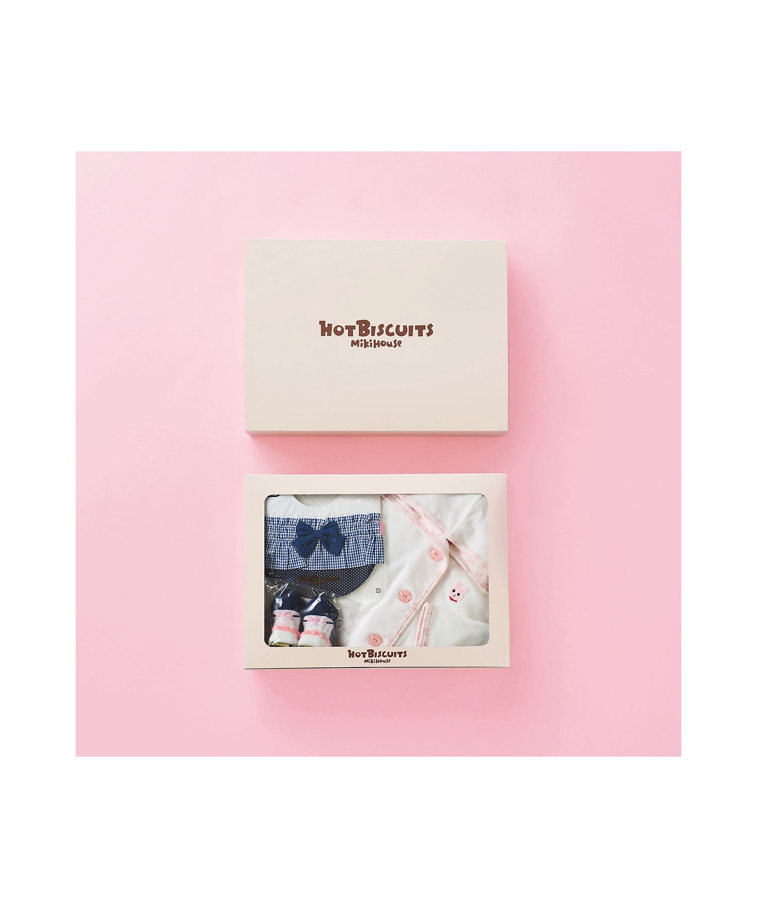 おでかけポンチョ＆スタイ＆ソックスセット | HOT BISCUITS MIKIHOUSE