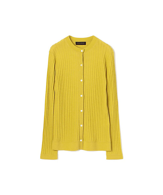 カシミヤシルクリブ クルーネックカーディガン | maison TOMORROWLAND